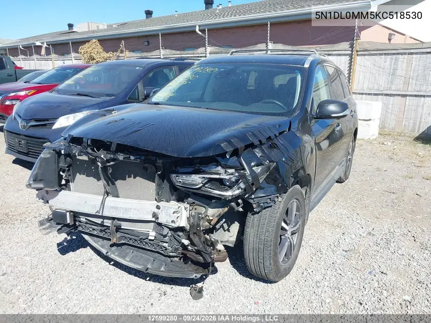 2019 INFINITI QX60 VIN 5N1DL0MM5KC518530 — фото 2