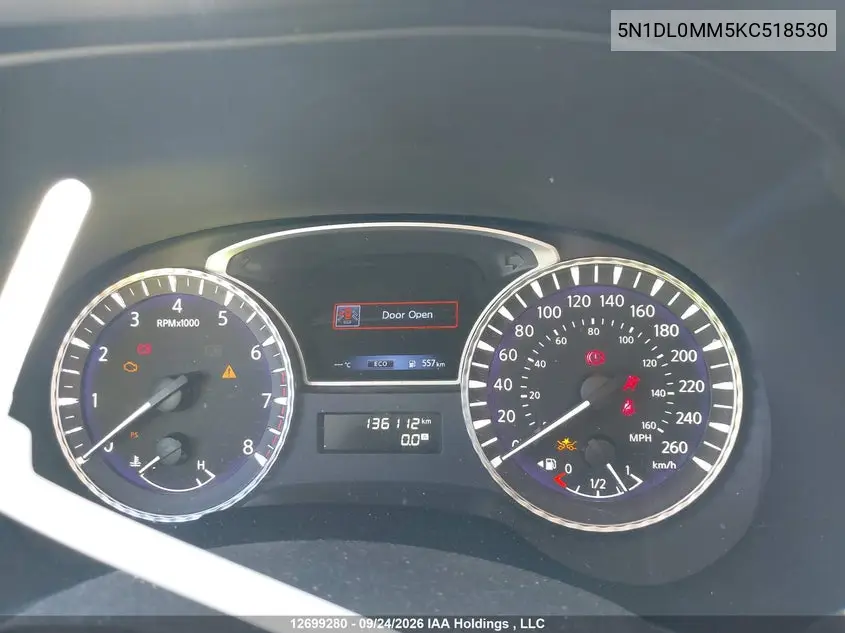 2019 INFINITI QX60 VIN 5N1DL0MM5KC518530 — фото 7