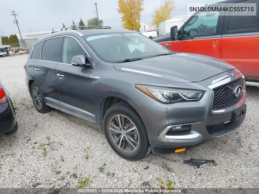 INFINITI QX60 2019, VIN 5N1DL0MM4KC555715