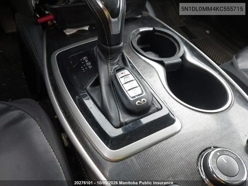 2019 INFINITI QX60 VIN 5N1DL0MM4KC555715 — фото 11