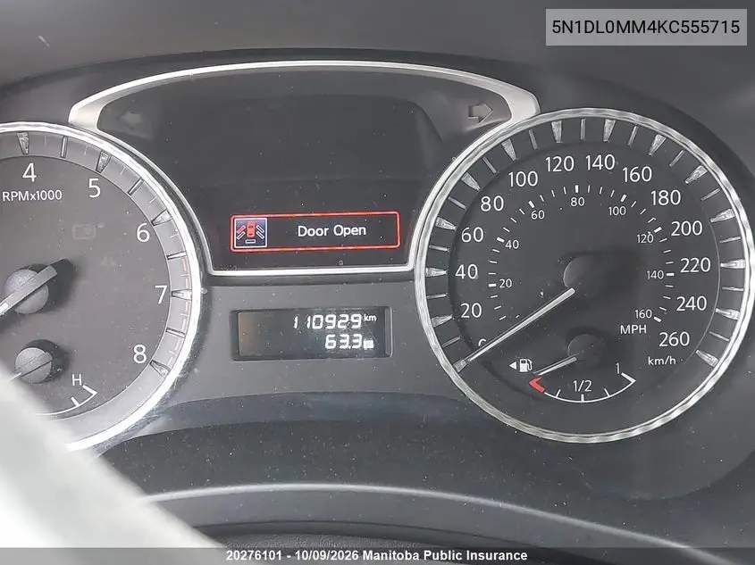 2019 INFINITI QX60 VIN 5N1DL0MM4KC555715 — фото 15