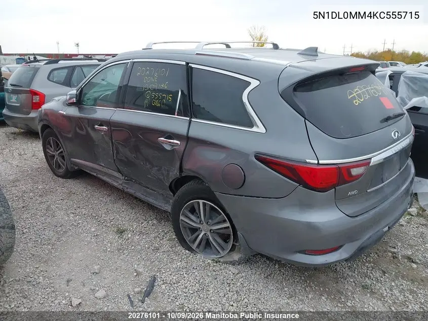 2019 INFINITI QX60 VIN 5N1DL0MM4KC555715 — фото 3