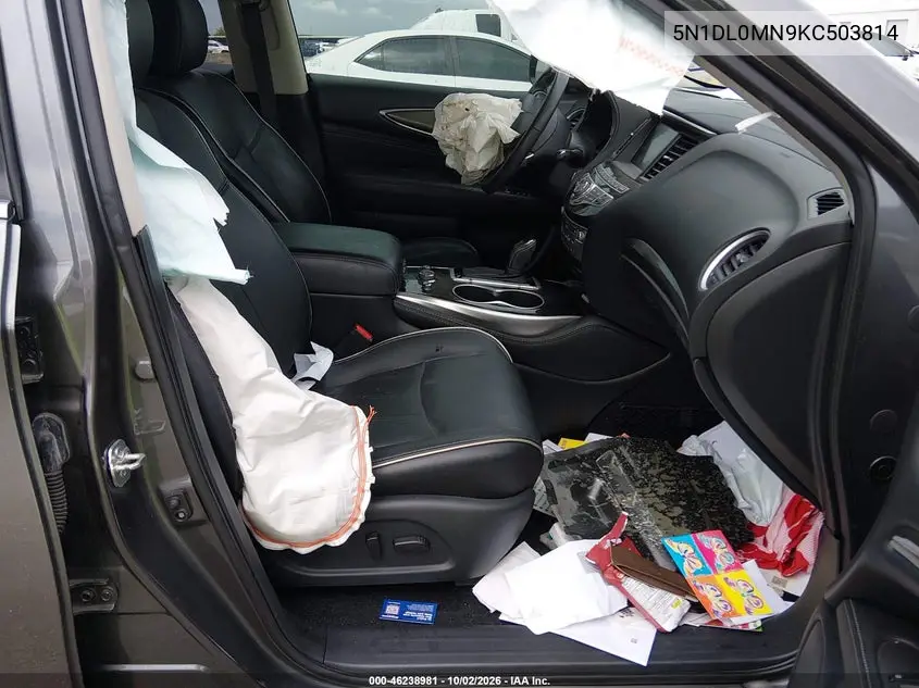 2019 INFINITI QX60 VIN 5N1DL0MN9KC503814 — фото 5