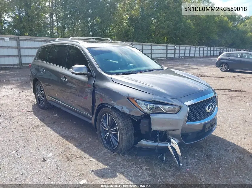 INFINITI QX60 2019, VIN 5N1DL0MM2KC559018