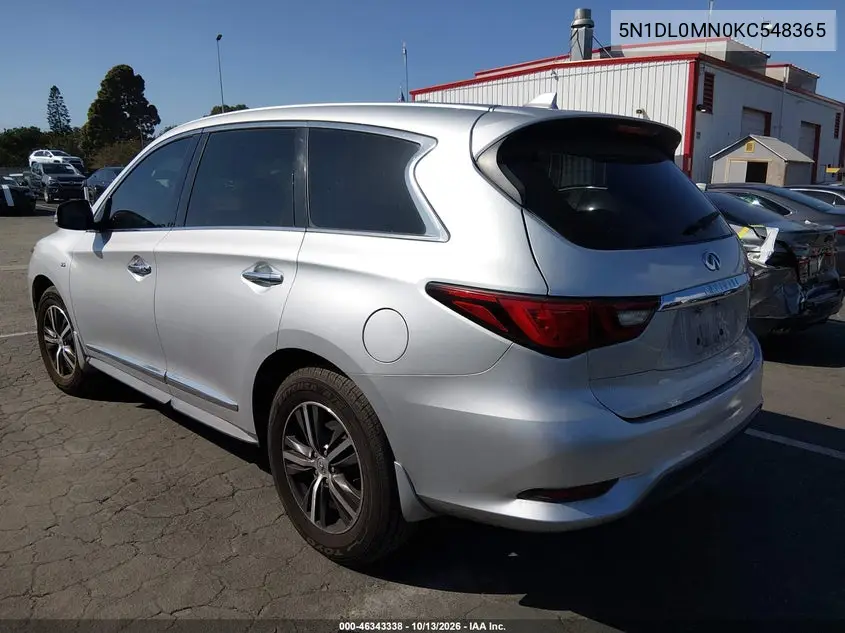 2019 INFINITI QX60 VIN 5N1DL0MN0KC548365 — фото 3