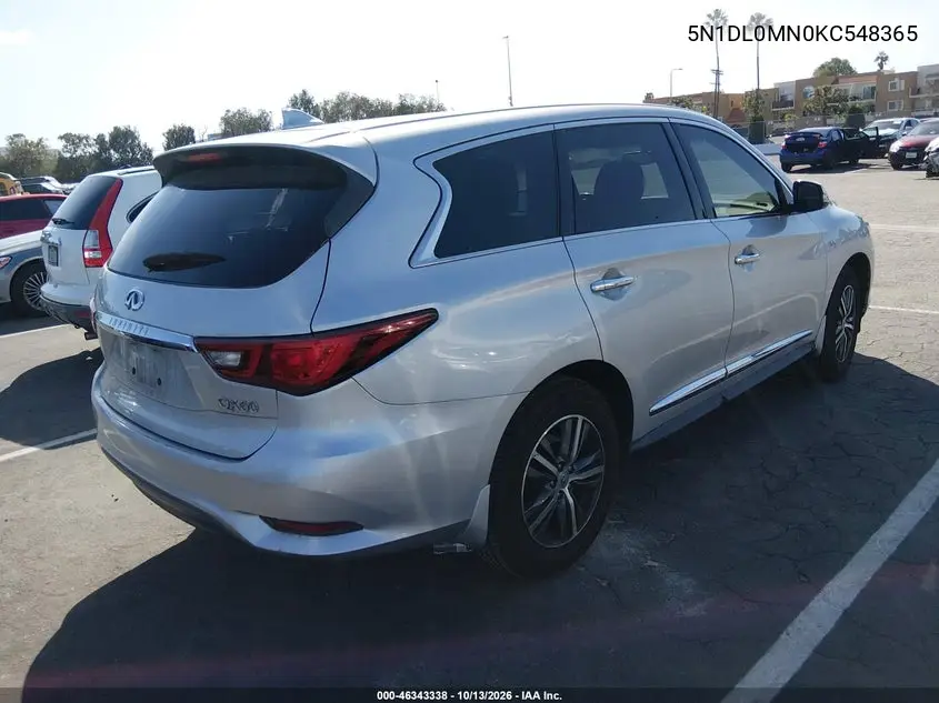 2019 INFINITI QX60 VIN 5N1DL0MN0KC548365 — фото 4