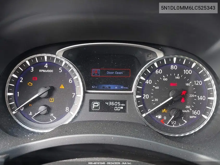 2020 INFINITI QX60 VIN 5N1DL0MM6LC525343 — фото 7