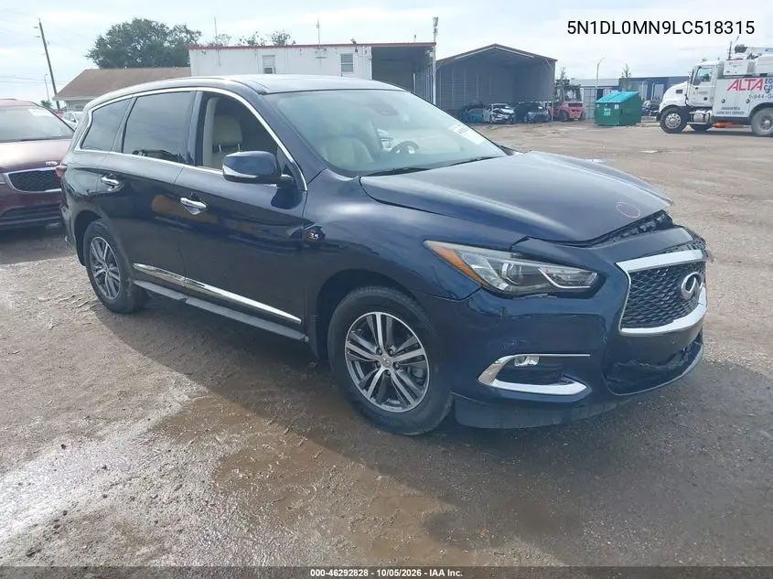 INFINITI QX60 2020, VIN 5N1DL0MN9LC518315