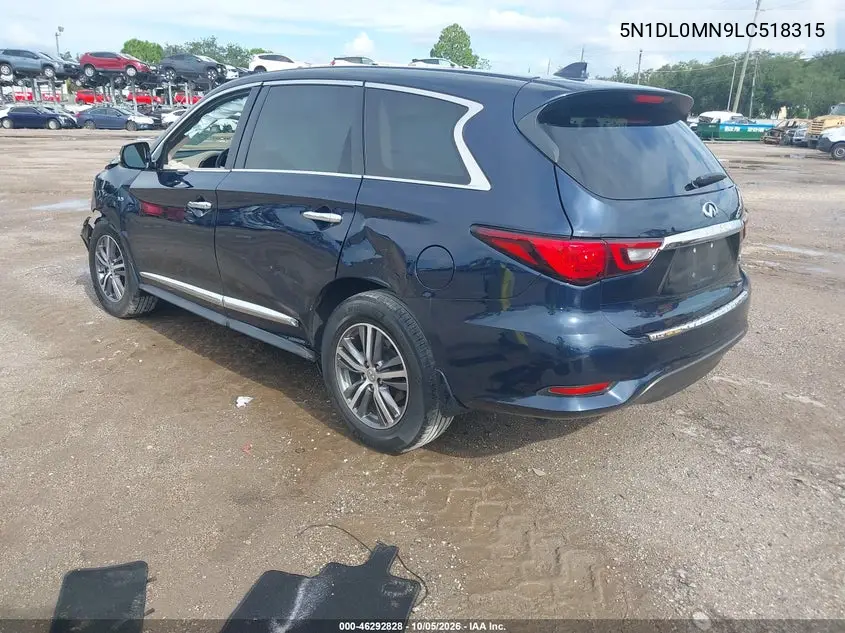 2020 INFINITI QX60 VIN 5N1DL0MN9LC518315 — фото 3