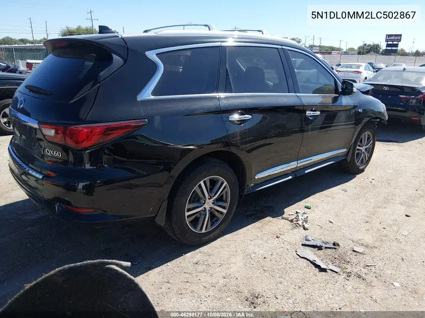 2020 INFINITI QX60 VIN 5N1DL0MM2LC502867 — фото 4
