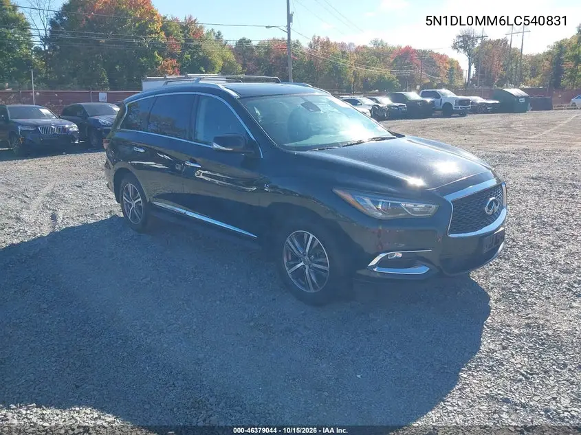 INFINITI QX60 2020, VIN 5N1DL0MM6LC540831