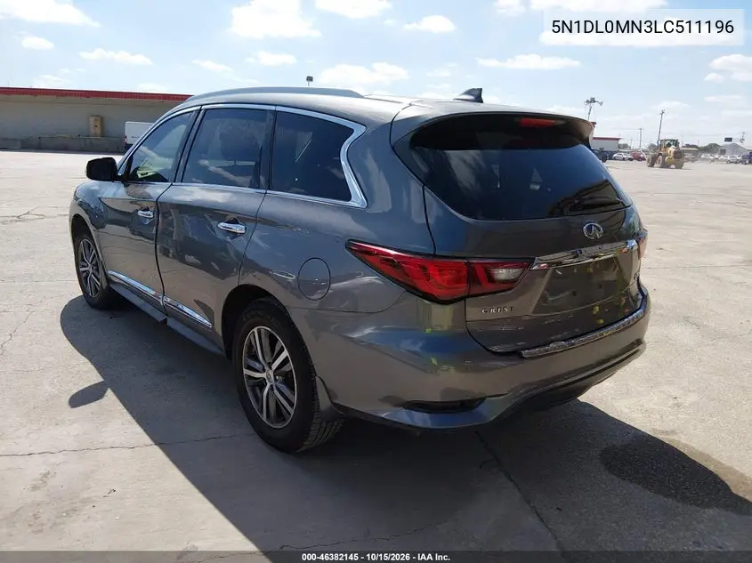 2020 INFINITI QX60 VIN 5N1DL0MN3LC511196 — фото 3