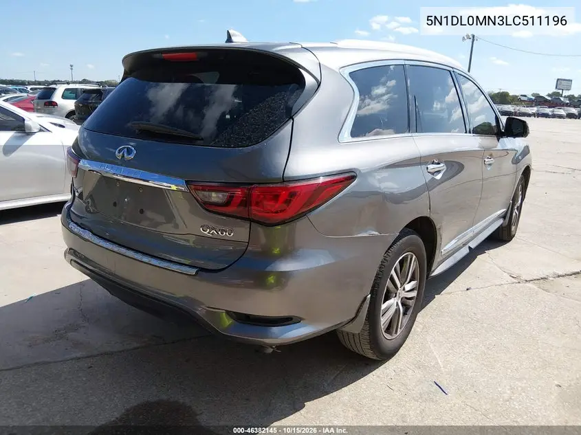 2020 INFINITI QX60 VIN 5N1DL0MN3LC511196 — фото 4