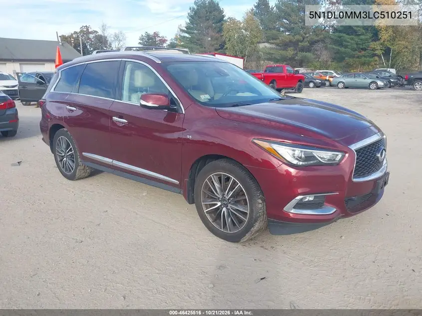 INFINITI QX60 2020, VIN 5N1DL0MM3LC510251