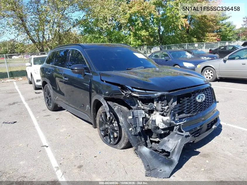 INFINITI QX60 2025, VIN 5N1AL1FS5SC336458
