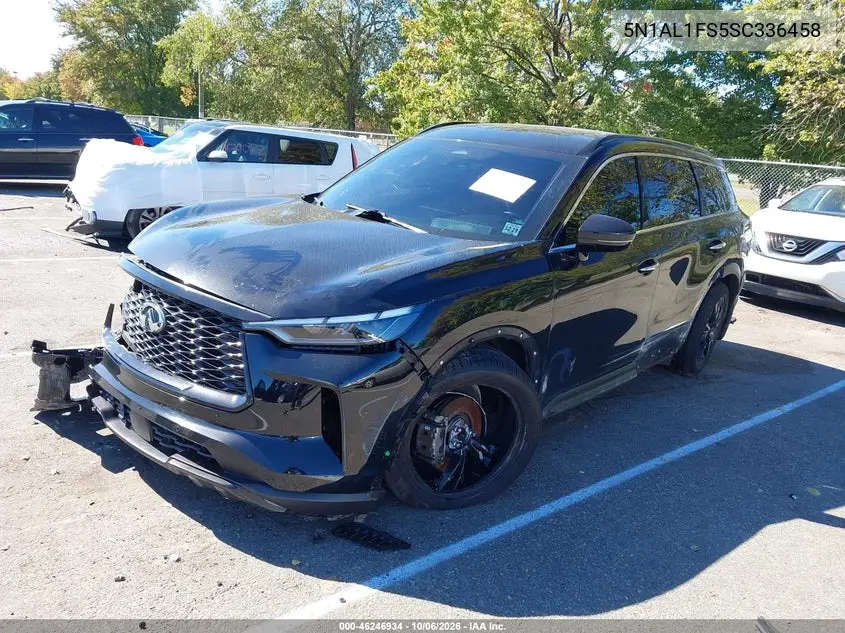 2025 INFINITI QX60 VIN 5N1AL1FS5SC336458 — фото 2