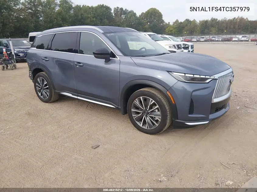 INFINITI QX60 2026, VIN 5N1AL1FS4TC357979