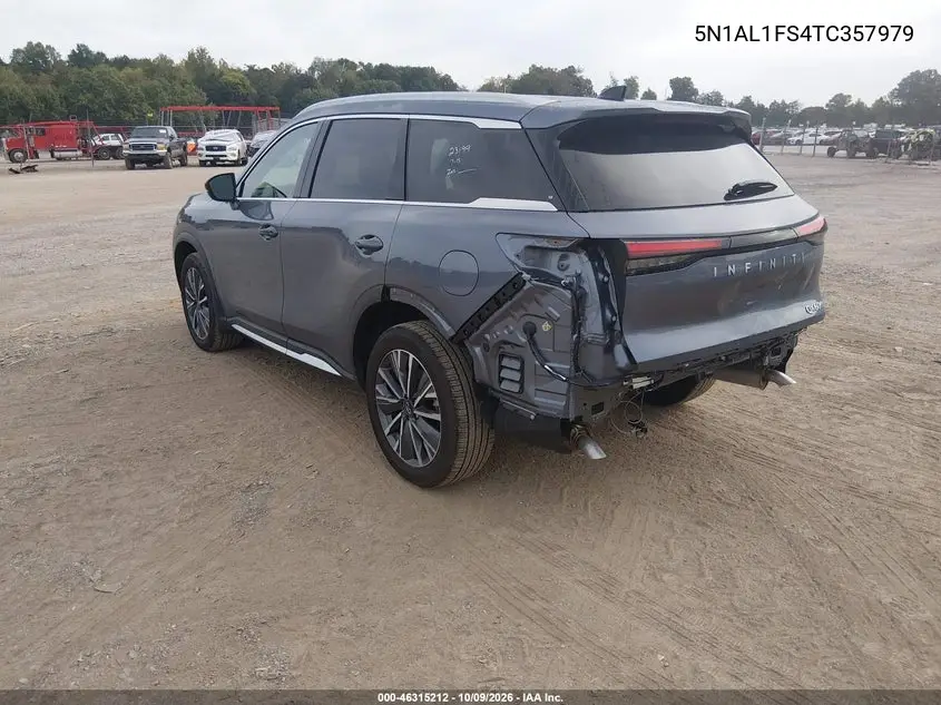 2026 INFINITI QX60 VIN 5N1AL1FS4TC357979 — фото 3