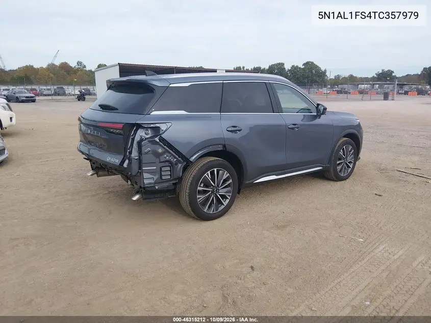 2026 INFINITI QX60 VIN 5N1AL1FS4TC357979 — фото 4