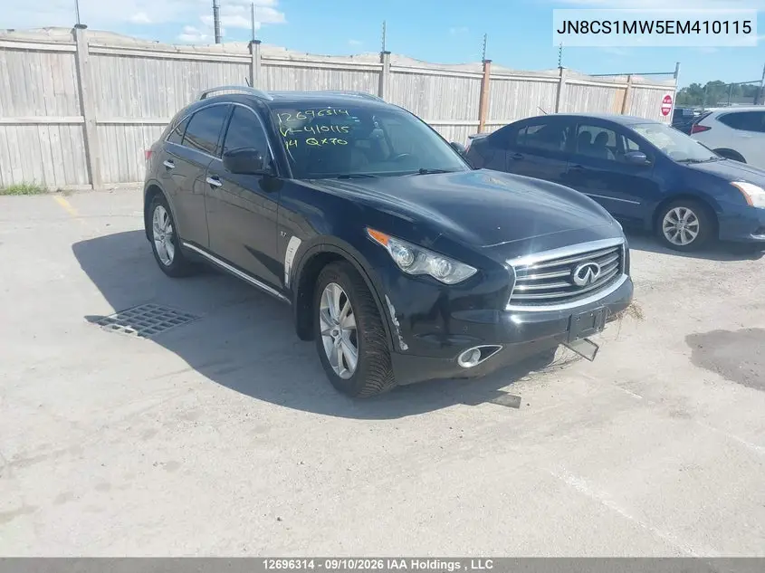 INFINITI QX70 2014, VIN JN8CS1MW5EM410115