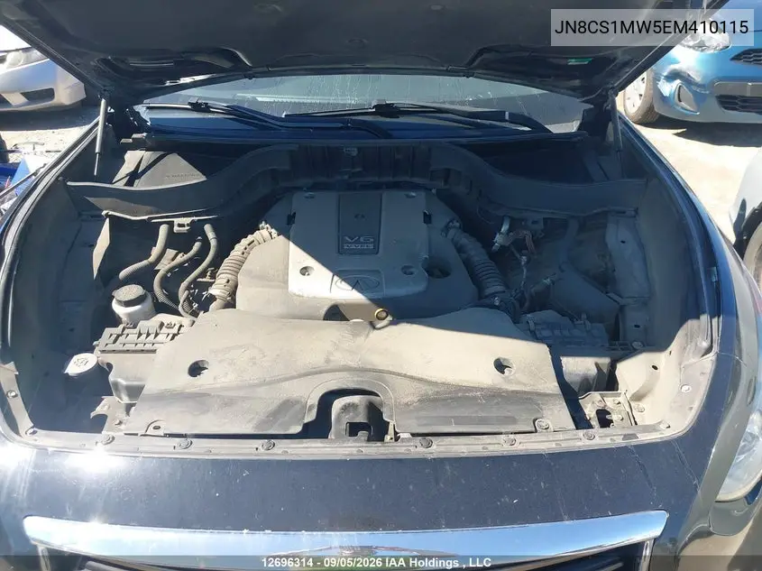 2014 INFINITI QX70 VIN JN8CS1MW5EM410115 — фото 10
