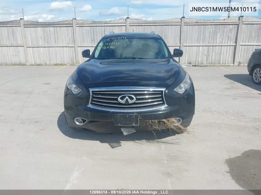 2014 INFINITI QX70 VIN JN8CS1MW5EM410115 — фото 12