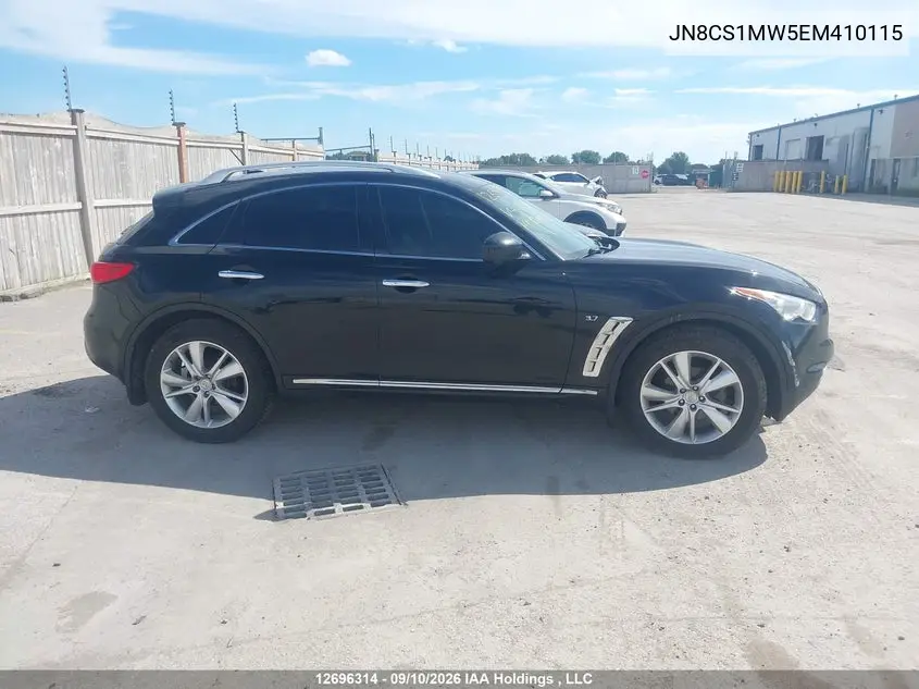 2014 INFINITI QX70 VIN JN8CS1MW5EM410115 — фото 13
