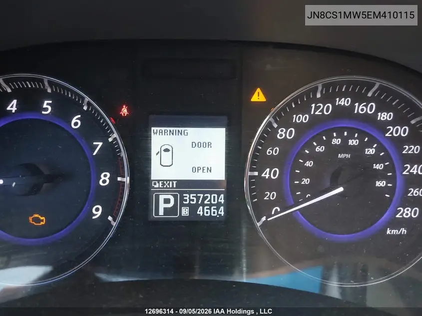 2014 INFINITI QX70 VIN JN8CS1MW5EM410115 — фото 15