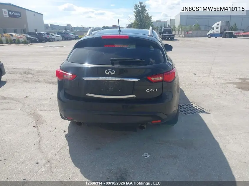 2014 INFINITI QX70 VIN JN8CS1MW5EM410115 — фото 16