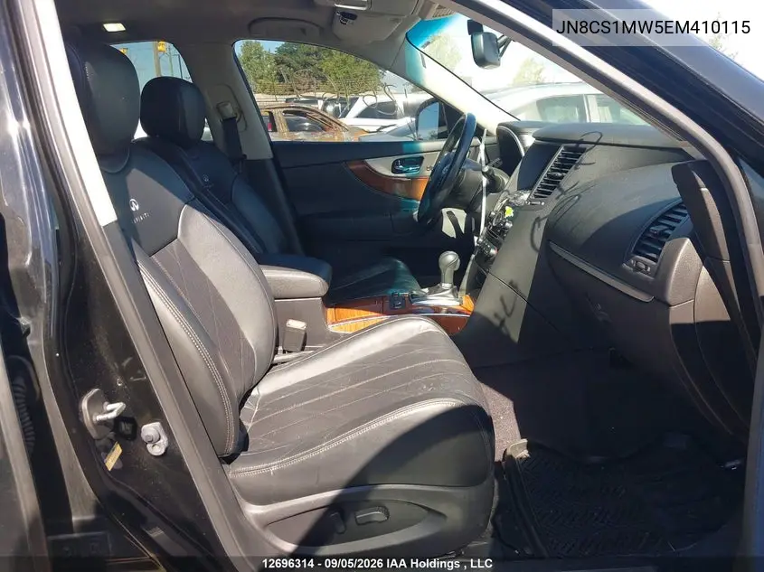 2014 INFINITI QX70 VIN JN8CS1MW5EM410115 — фото 5