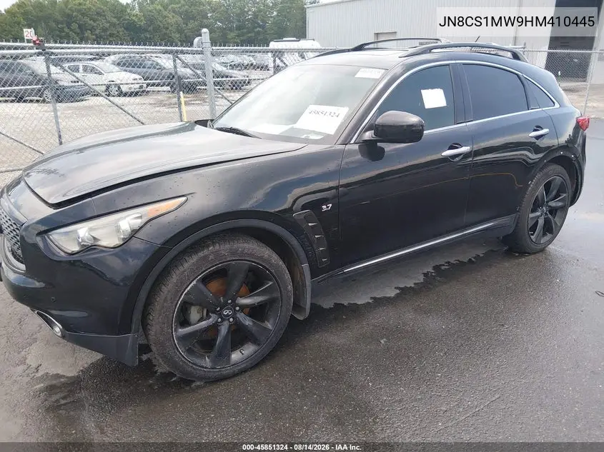 2017 INFINITI QX70 VIN JN8CS1MW9HM410445 — фото 2