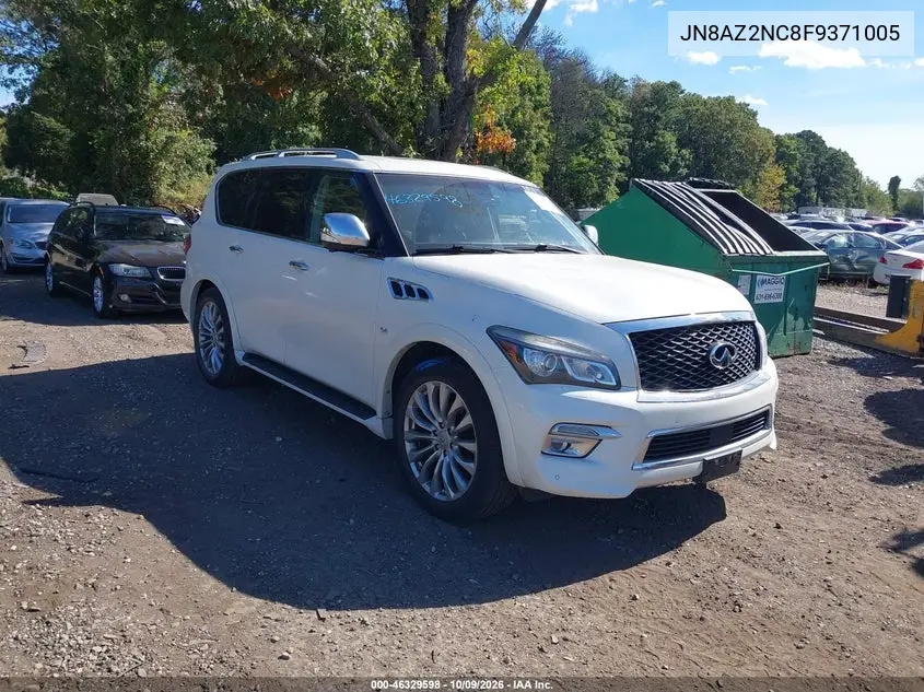 INFINITI QX80 2015, VIN JN8AZ2NC8F9371005