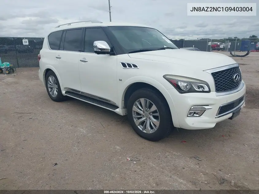 INFINITI QX80 2016, VIN JN8AZ2NC1G9403004