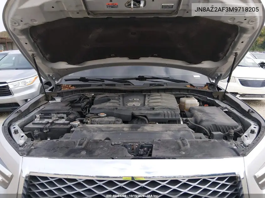 2021 INFINITI QX80 VIN JN8AZ2AF3M9718205 — фото 10