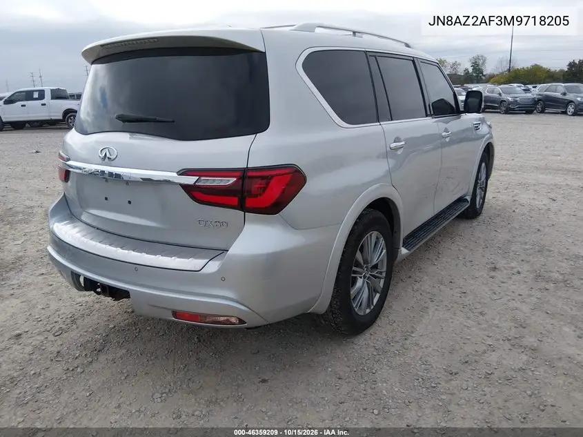 2021 INFINITI QX80 VIN JN8AZ2AF3M9718205 — фото 4