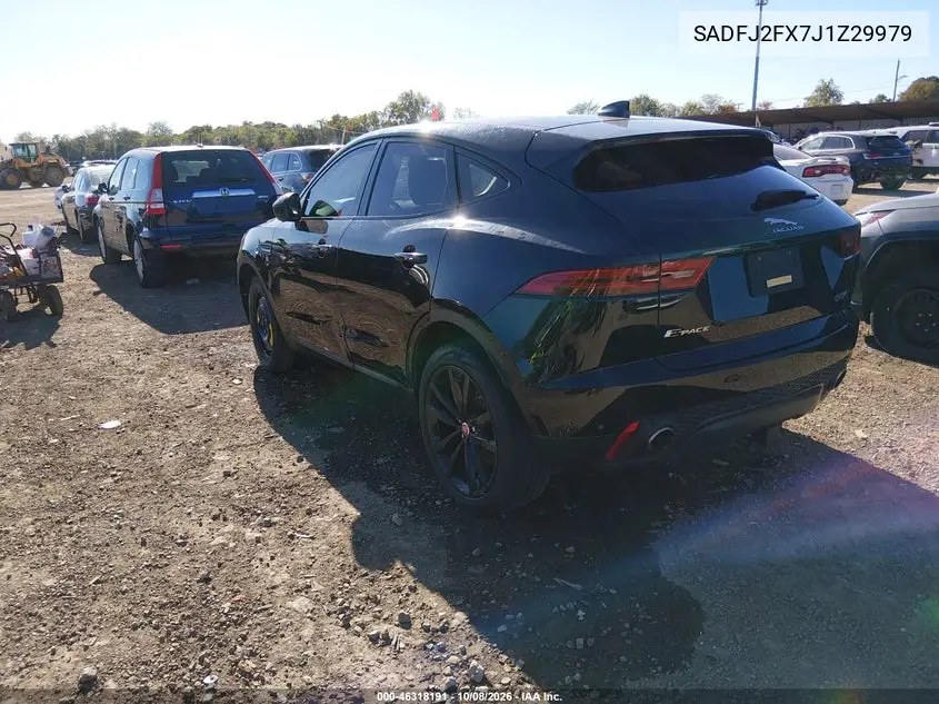 2018 JAGUAR E-PACE VIN SADFJ2FX7J1Z29979 — фото 3