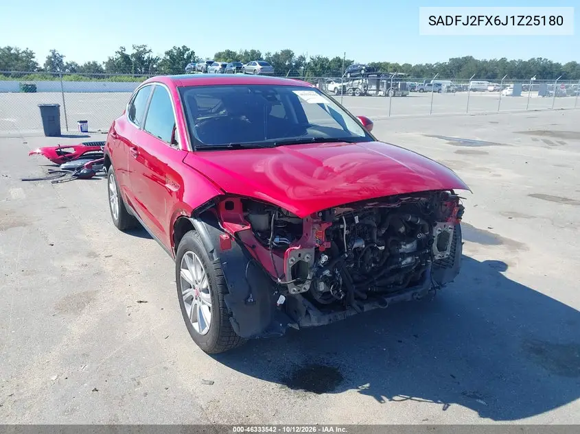 JAGUAR E-PACE 2018, VIN SADFJ2FX6J1Z25180