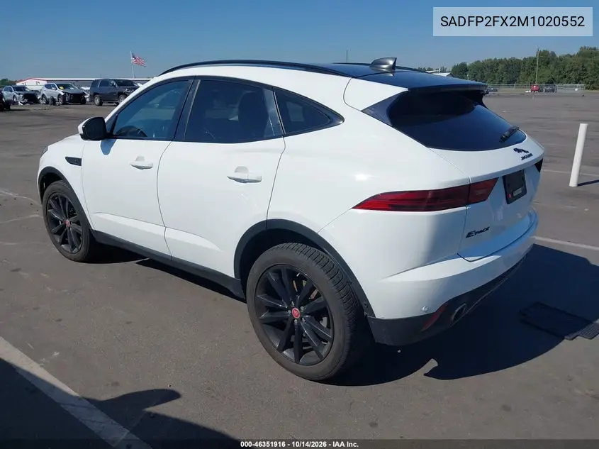 2021 JAGUAR E-PACE VIN SADFP2FX2M1020552 — фото 3
