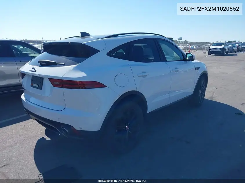 2021 JAGUAR E-PACE VIN SADFP2FX2M1020552 — фото 4