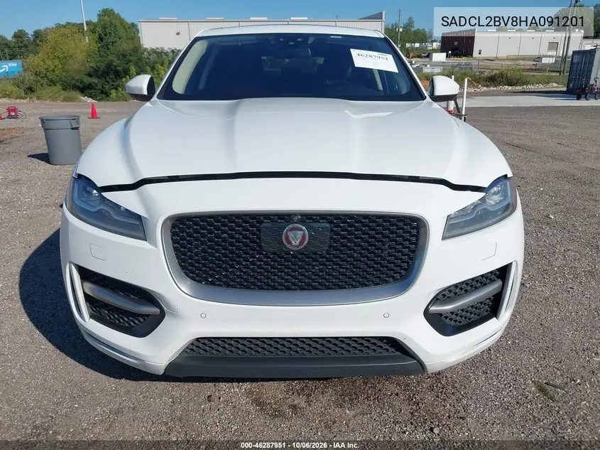 2017 JAGUAR F-PACE VIN SADCL2BV8HA091201 — фото 12