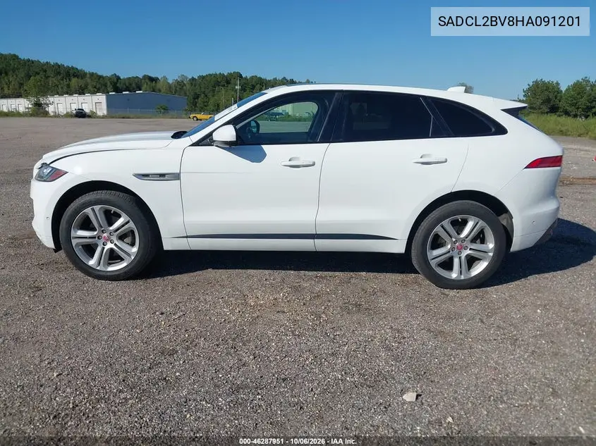 2017 JAGUAR F-PACE VIN SADCL2BV8HA091201 — фото 14