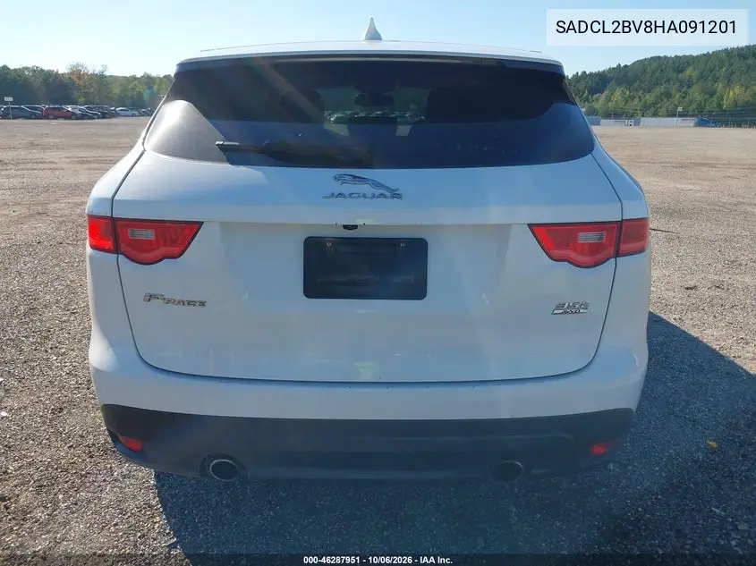 2017 JAGUAR F-PACE VIN SADCL2BV8HA091201 — фото 16