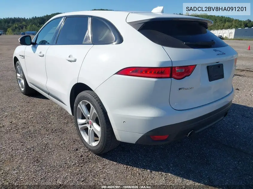 2017 JAGUAR F-PACE VIN SADCL2BV8HA091201 — фото 3