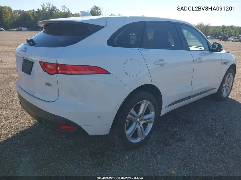 2017 JAGUAR F-PACE VIN SADCL2BV8HA091201 — фото 4
