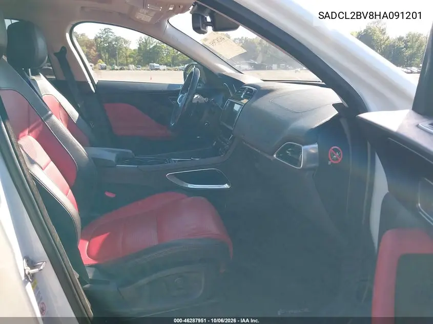 2017 JAGUAR F-PACE VIN SADCL2BV8HA091201 — фото 5