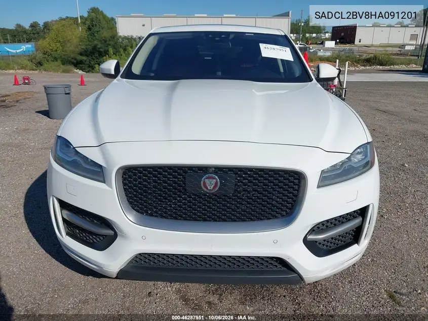 2017 JAGUAR F-PACE VIN SADCL2BV8HA091201 — фото 6