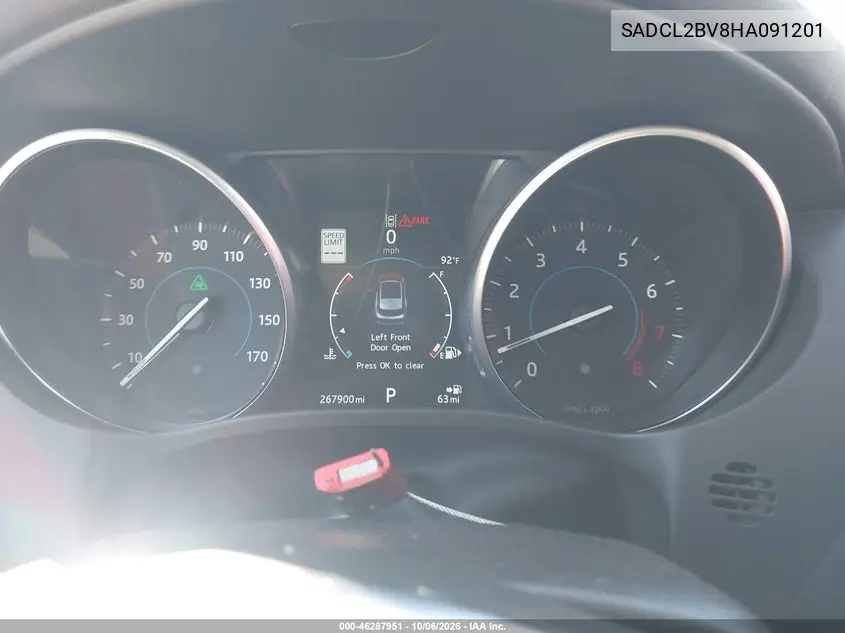 2017 JAGUAR F-PACE VIN SADCL2BV8HA091201 — фото 7