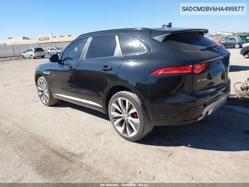 2017 JAGUAR F-PACE VIN SADCM2BV6HA495577 — фото 3