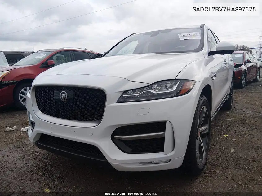 2017 JAGUAR F-PACE VIN SADCL2BV7HA897675 — фото 2