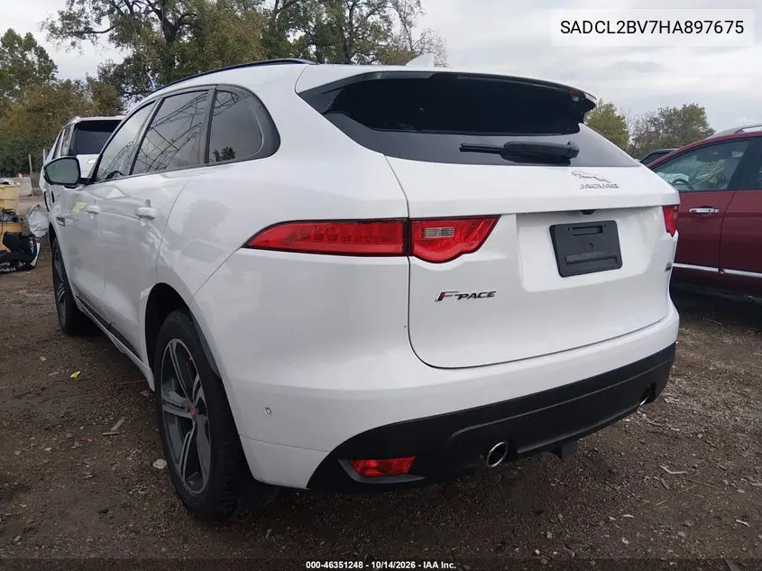 2017 JAGUAR F-PACE VIN SADCL2BV7HA897675 — фото 3